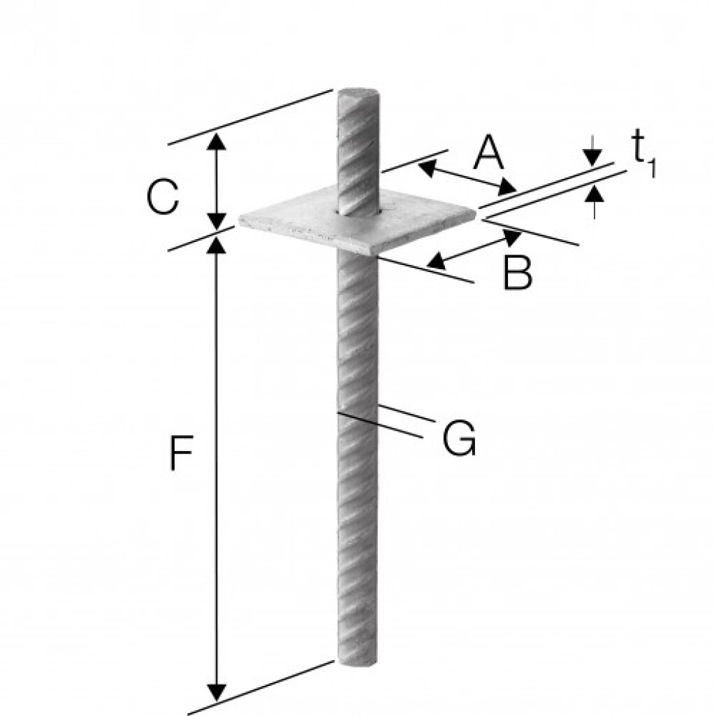 Stützenfüße A90 neu PA90G  *OHNE ETA ZULASSUNG*